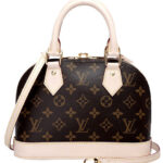 Louis Vuitton Monogram Canvas Alma Shoulder Bag M53152 Brown